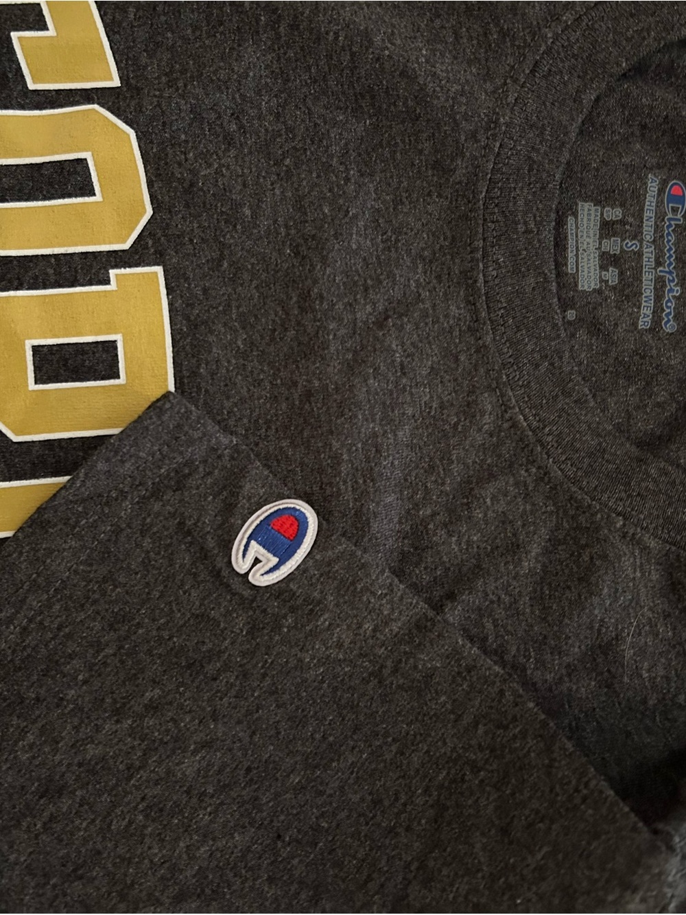 Men's Gray Crewneck tee shirt Georgia Tech University NWOT - Picture 3 of 3